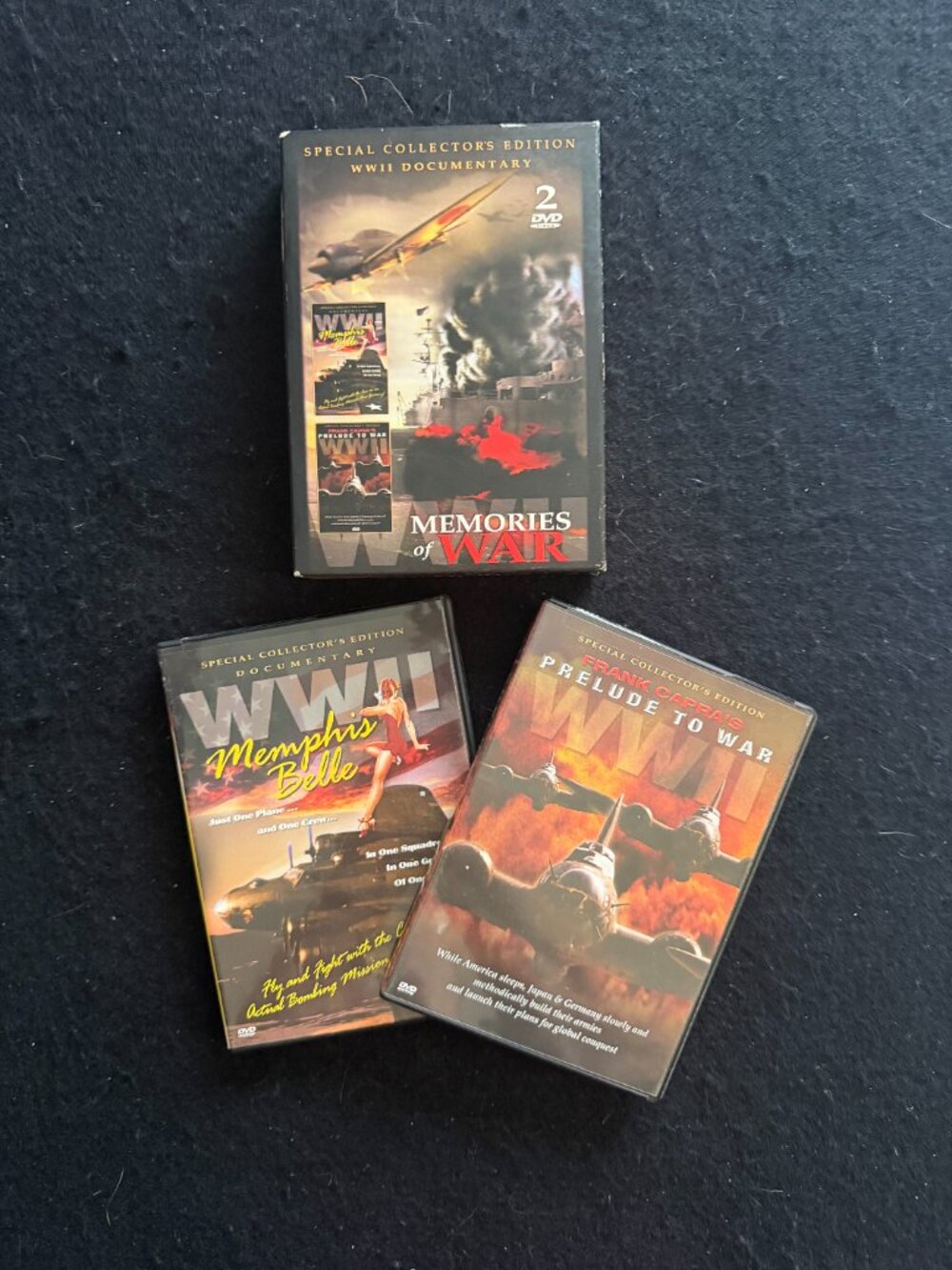 2 DVD Collectors Edition- ‘Memories Of War WWII Documentary’